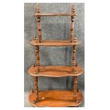 Mahogany Open Etagere