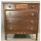 Mahogany Depression Era Chest of Drawers