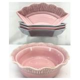 Miramar Calif Pottery Chip & Dip Set