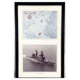 USS Briscoe (DD-977) Military Ship Print & Map