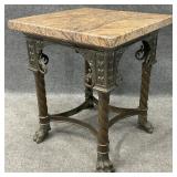 Quality Bronze/Stone Accent Table