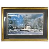 S/N Phillip Philbeck Winter Landscape Scene Art