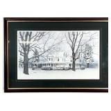 S/N John Furches Snow Day Art Print