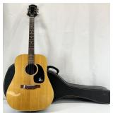 Epiphone FT-145 Acoustic Guitar With Case