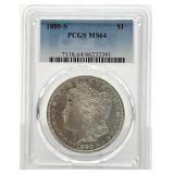 1880-S MS-64 PCGS Certified Morgan Silver Dollar