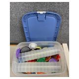 Group Plastic Storage Containers w/ Lids