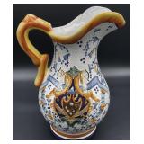 Italian Style Pottery Pitcher