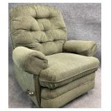 Green Upholstered Recliner