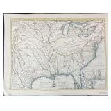 Colonial America in 1718 Map Reproduction