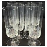 7pc Champagne Glasses