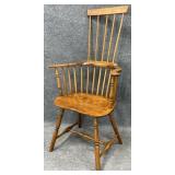 Early High Back Windsor Arm Chair