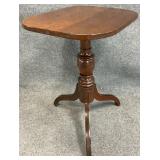 19th Cent Mahogany Splay Leg Table