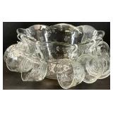 Anchor Hocking Savannah Clear Punch Set