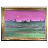 Sunset Landscape Original Painting