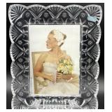 JG Durand Crystal 5x7 Photo Frame