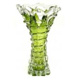 Blown Glass Basketweave Swung Vase