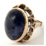 14k Yellow Gold Lapis? Ring