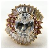 14k Yellow Gold CZï¿½Ring