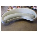 mint green low back couch