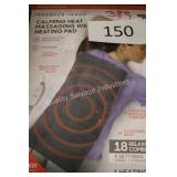 calming heat massaging pad