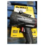 dewalt battery charger & husky flashlight