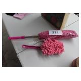 2pc handheld micro fiber duster/extender handle