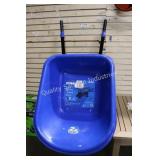 kobalt 6 cu ft poly wheel barrow