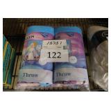 2-frozen throw blankets 46ï¿½x60ï¿½