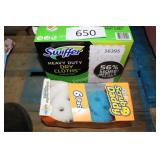 scrub daddy set & swiffer dry cloths