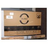 stone bath mat