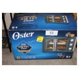 oster french door air fry oven (small dent on