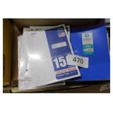 12ct college ruled paper/4x4 quad paper/notebooks