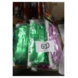 6ct foil fringe curtain asst colors