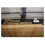 outdoor  storage bench