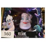 3- disney villains ursula styling heads