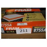 2-2pk fram air filters GM truck 8755a