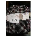 4- 2pk med flannel shirt