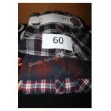 3- 2pk sz lg flannel shirt set