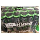 2-24pk hype energy drinks