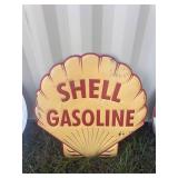  3’ SHELL Metal Sign