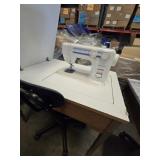 Janome Sewing Machine with Table and Chair