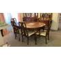 Thomasville dining table & 6 chairs (2 are arm