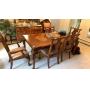 Dining Room Set, Table, 8 Chairs, Extra Leaf and