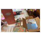 Vintage paper doll collection & Brinns doll box -