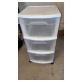 3 drawer plastic Sterlite storage chest