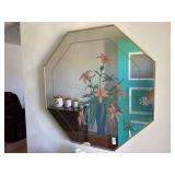 Octagon mirror Richard Sandoval artist floral