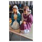 Set of Mary and Joseph General Foam Blow Molds