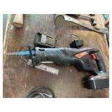Drillmaster reciprocating saw with charger and