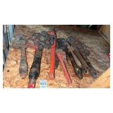 Variety of Pipe Wrenches