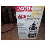 2400 ace submersible utility pump 1/4 hp